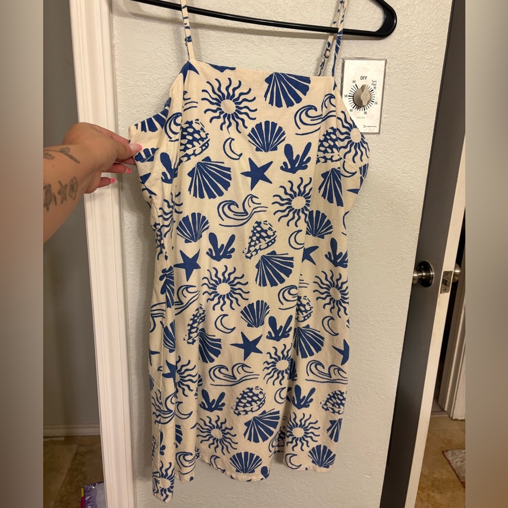 Japna Coastal Vibes Linen Dress